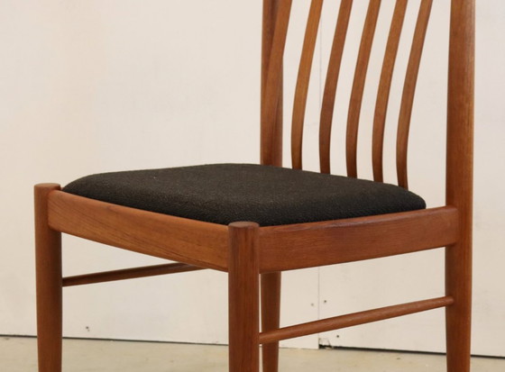 Image 1 of Lot de 4 chaises de salle à manger Bramin rembourrées vintage