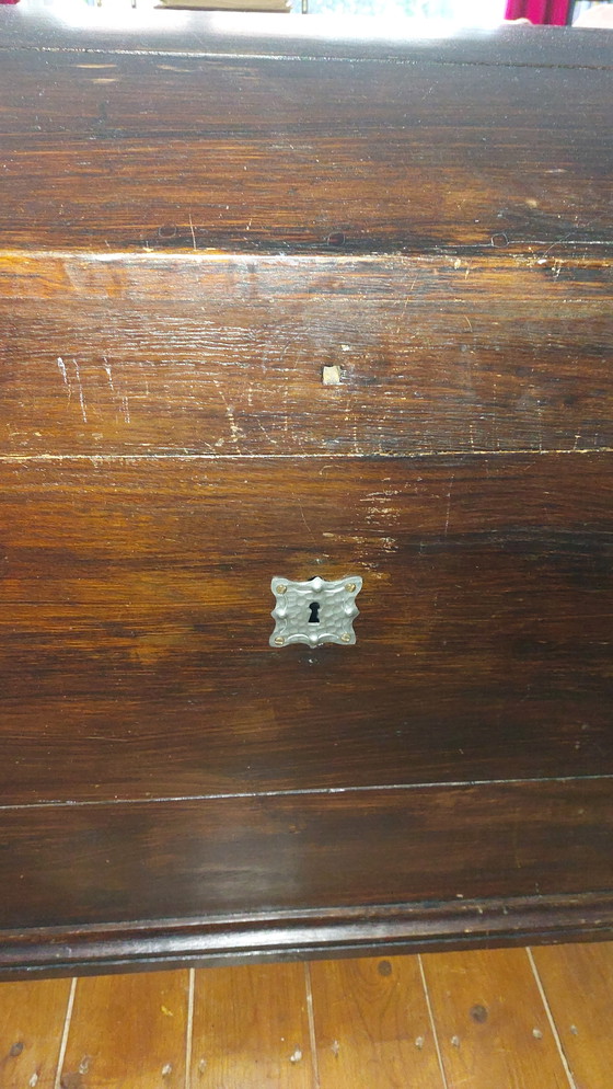 Image 1 of Antique blanket chest