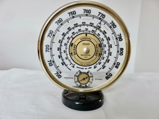 Jaeger, Thermometer, Barometer, Skeleton, 7.A.B, Meteorological Station, 1960 – decoratieve objecten, Glass