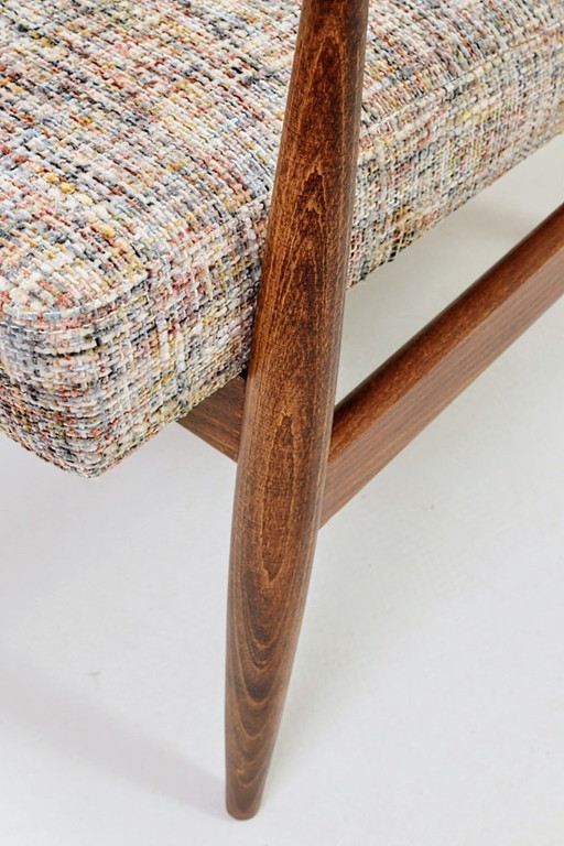 Scandinave armchair multicolore knitting Boho design by H.Lis ste 