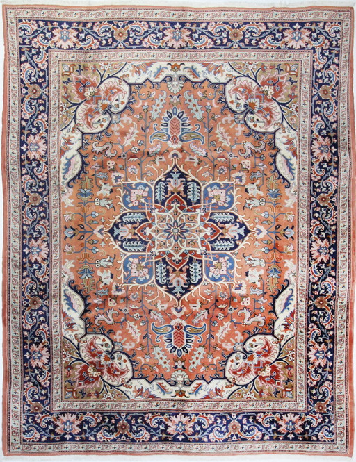 Original hand-knotted Persian carpet Heriz 360 x 285 cm