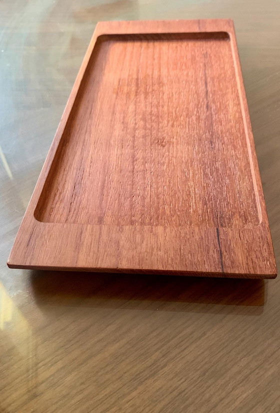 Plateau de Services Teck et Céramique Années 60/70 – Accessoires de table, Wood, Ceramic (photo 5 of 12)