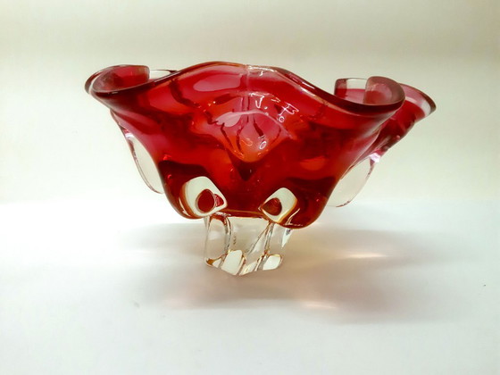 Image 1 of Ciotola colorata di Josef Hospodka / vetreria Chribská 