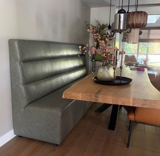 Banc confortable pour la salle à manger ! Fabriqué sur mesure par De Toren à Breda. – zithoek, Skai