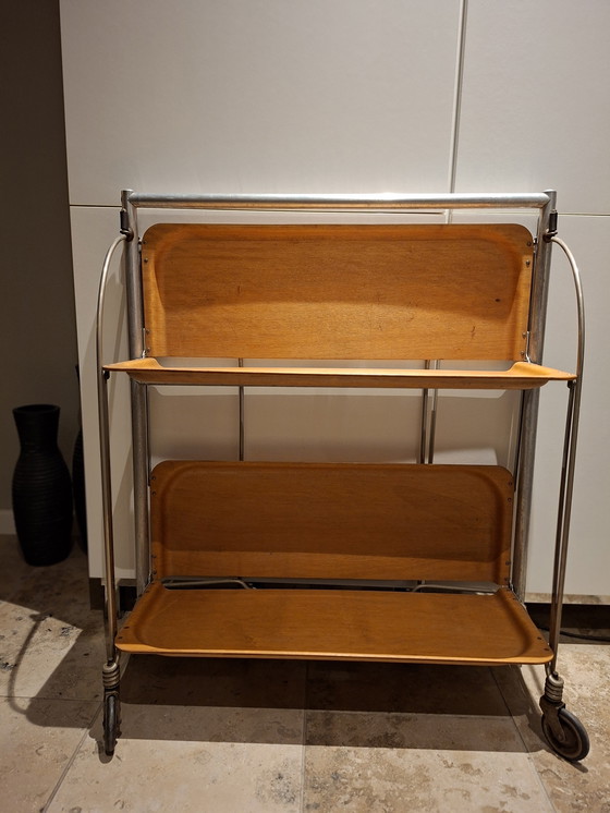 Image 1 of Platex folding table Paris 1960s 