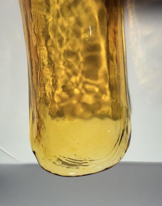 Vintage Murano glass Wall lights by Mazzega, 1970s, Metal, Yellow (photo 7 of 7)