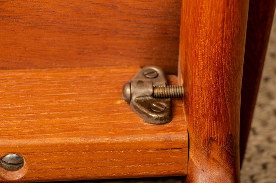 Image 1 of Danish teak coffee table model 019 by Ole Wansher for Poul Jeppesen 1960.