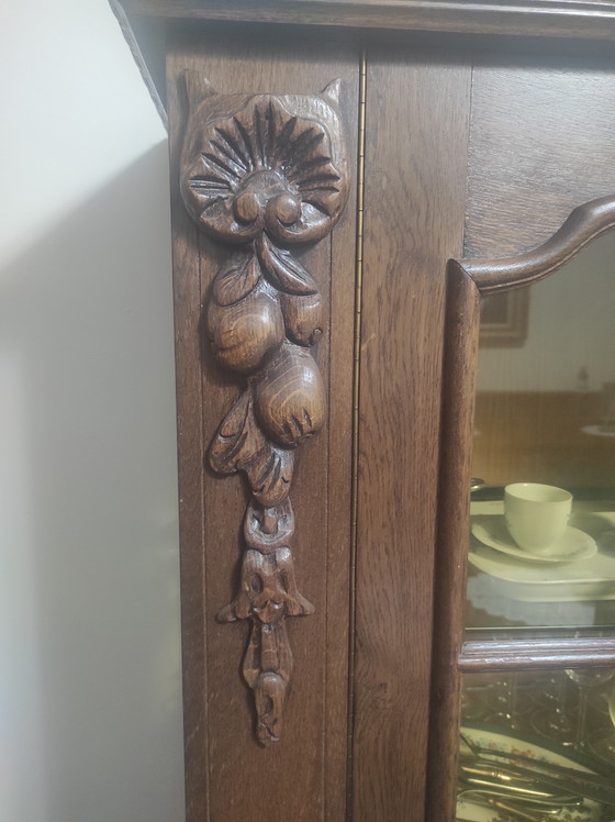 Image 1 of Dining room in a 1970s Belgian rustic style