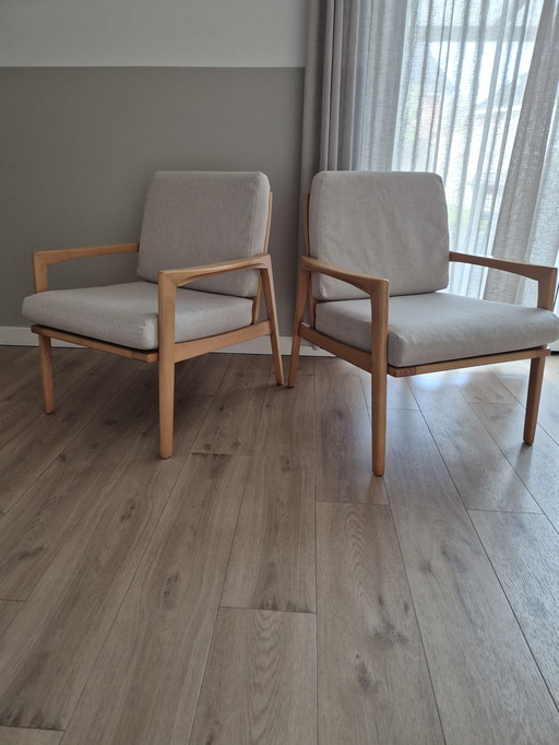 Fauteuils scandinaves vintage.