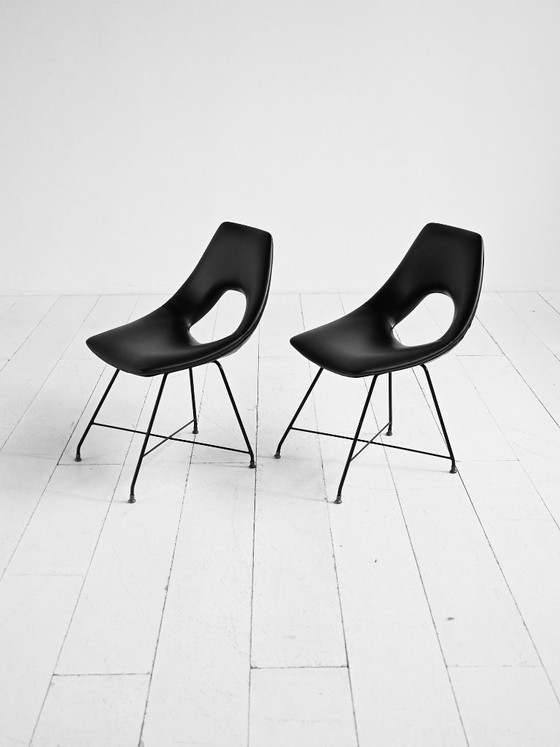 Image 1 of Pair of “Cosmos” chairs by Augusto Bozzi