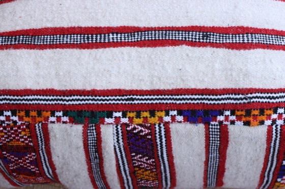 Image 1 of Funda de puf kilim marroquí hecha a mano