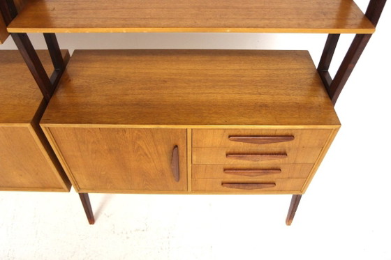 Libreria scandinava "Double" in teak, Svezia, 1950 – Librerie, Legno (photo 6 of 10)