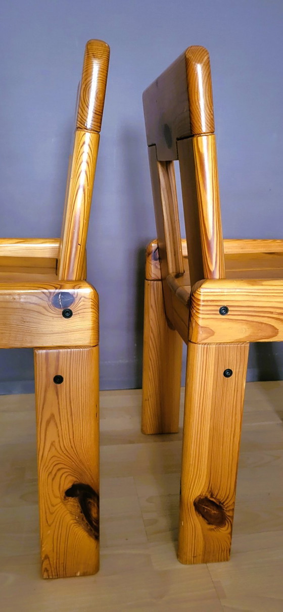 Silvio Coppola for Roche Bobois 70", Dining chairs, Wood, Transparent (photo 4 of 6)