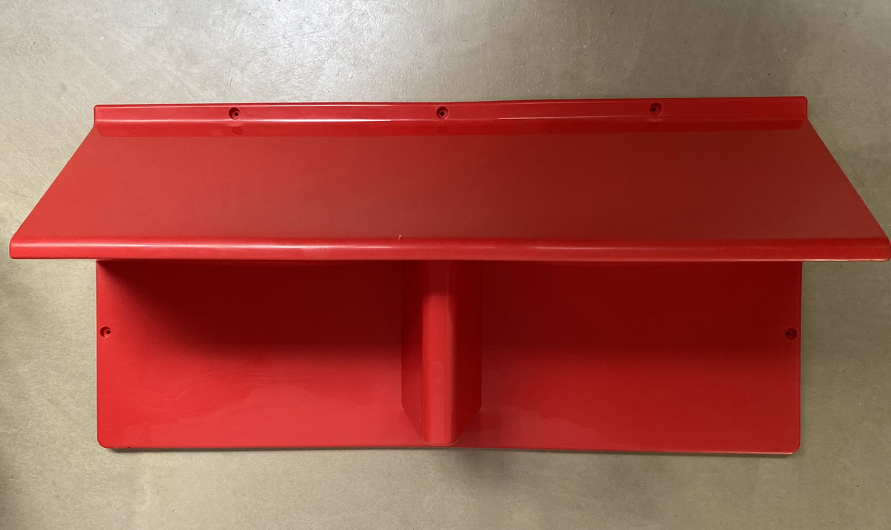 Scaffale Ikea Kämpe in rosso vintage
