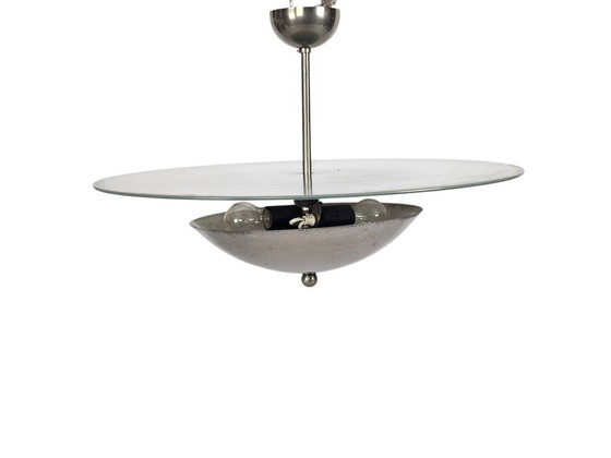 Image 1 of Gispen - Iluminación Giso - 'Media Luna' - Estilo Art Déco - Grabado - Años 90