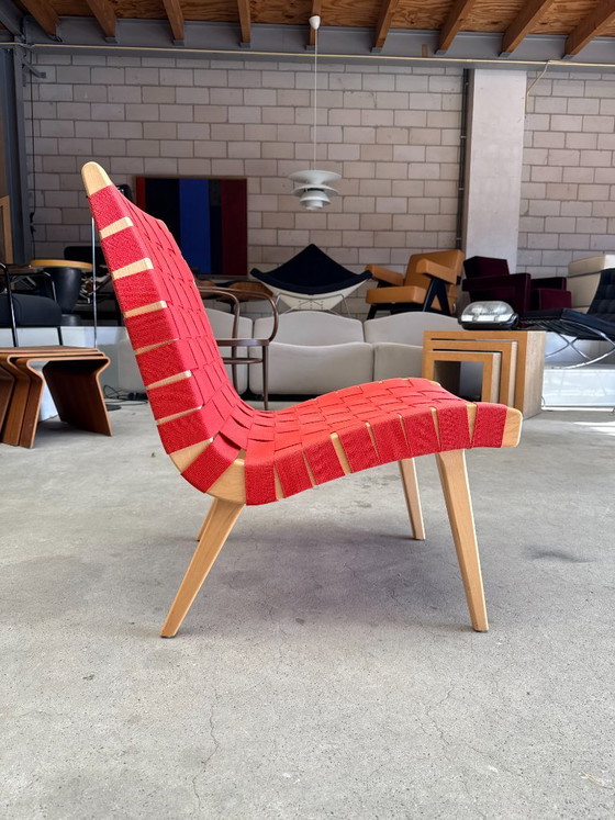 Knoll Risom lounge chair, Jens Risom – Poltrone, Tessile, Legno (photo 5 of 14)