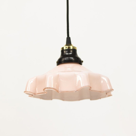 Image 1 of 2x Roze Art Deco Hanglamp (Set)