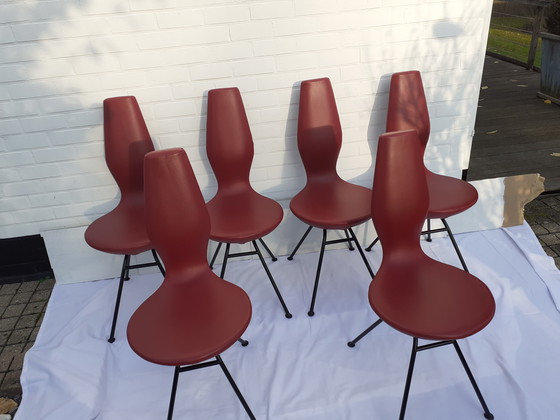 Image 1 of 6x Vintage Stokke 'Date' Chairs , Design Olav Aldoy , Sweden 1990'S