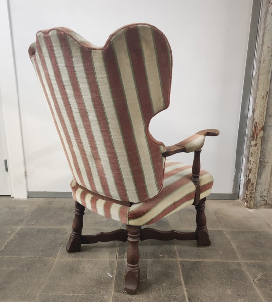 Mooie fauteuil uit de 40's – Velvet, Wood (photo 3 of 7)