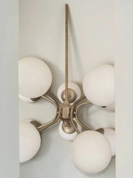 Lampada a sospensione Sputnik anni '50 – Lampade a sospensione, Metal, Art Deco (photo 4 of 8)