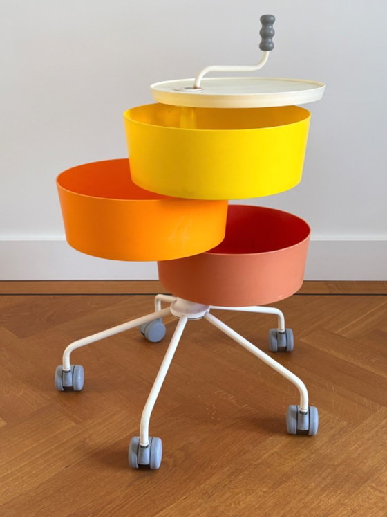 Carrello portaoggetti vintage IKEA Maria Hedensjö PS Klyftig – Tavolini, Metallo, Plastica (photo 7 of 11)
