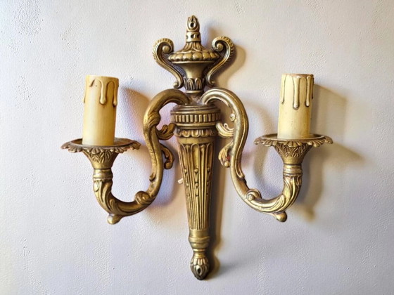 Coppia di applique Luigi XVI in bronzo – Bronze (photo 3 of 7)