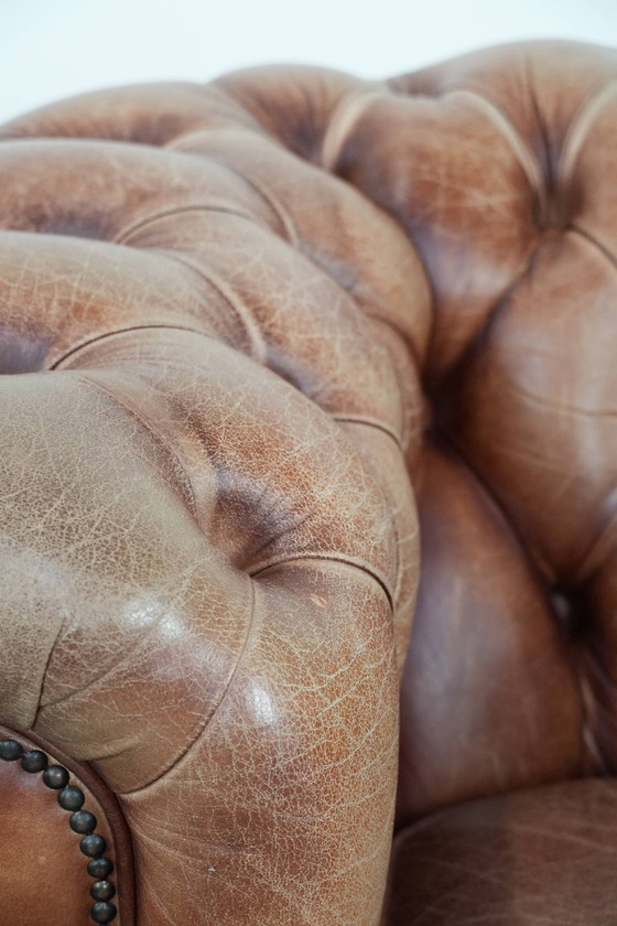 Image 1 of English-style Chesterfield armchair