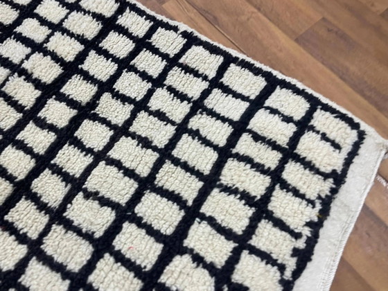 Marokkanischer Teppich aus Naturwolle, handgefertigt, 3x2 m. – Teppiche & Läufer, Wool (photo 4 of 11)