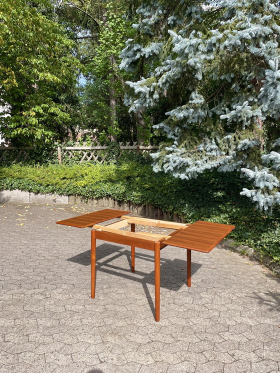 Image 1 of Mesa de comedor danesa de teca de Ansager AM Mobler