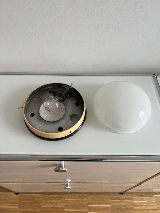 Image 1 of Vintage Art Deco/Bauhaus plafondlamp