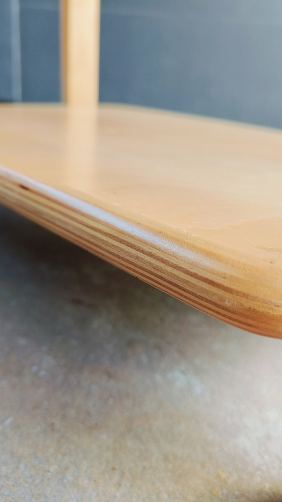 Image 1 of Carrello Zweedse IKEA Scandinavische Berken Brunado 2004 in Stijl van Alvar Aalto - Piccolo danno su una gamba