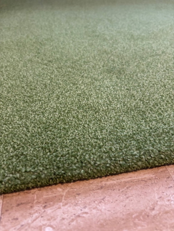 Image 1 of Low pile rug green