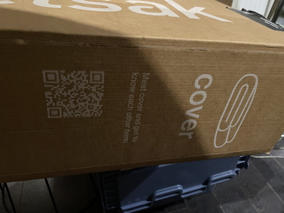 Image 1 of Vetzak beanbag large - cord Velours - duck Egg 