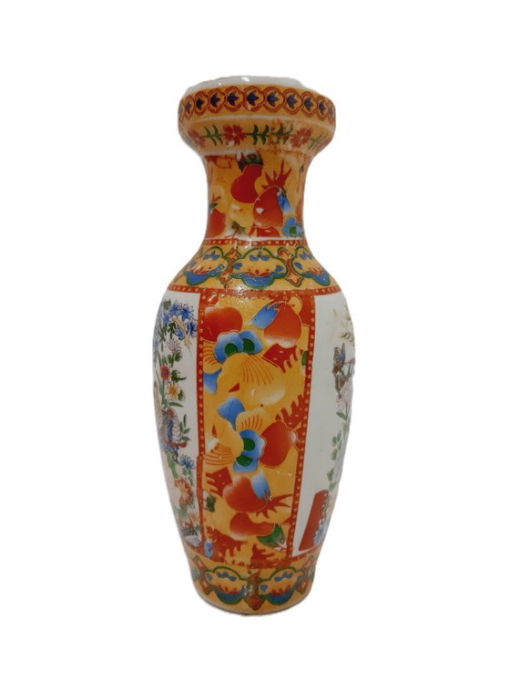 Image 1 of Vaso cinese d'epoca in porcellana 21 cm