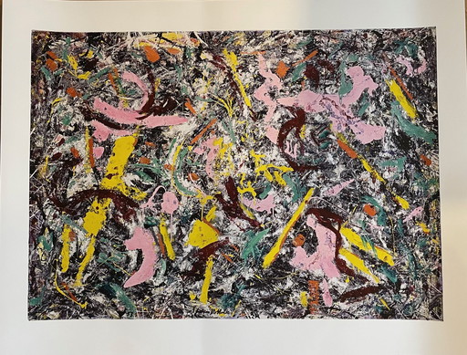 Jackson Pollock (1912-1956), Unformed Figure, 1953, Copyright Pollock-Krasner Foundtion/Vg Bild Kunst, Bonn, 2013, Printed In Ge