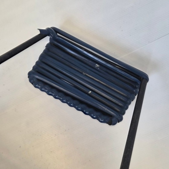 Image 1 of SET OF 3 VINTAGE 1950S METAL & PLASTIC SCOUBIDOU CHAIRS 50S ROCKABILLY