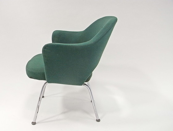 Image 1 of Poltrona direzionale disegnata da Eero Saarinen per Knoll, anni '50.