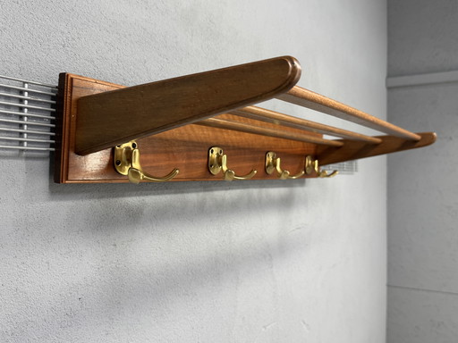 Vintage train coat rack