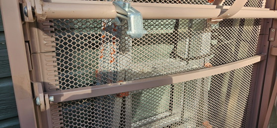 Vintage alert! Midcentury Space Age headboard with 70s Auping bed frame, Bedroom accessories, Metal, Wood (photo 46 of 48)