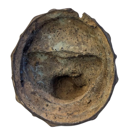 LOTE 122 – Buda tibetano de bronce, figura ritual fragmentaria con signos de uso – Esculturas, Bronze (photo 10 of 10)