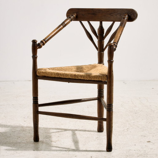 MK11200 Dreibeiniger Eichen Sessel