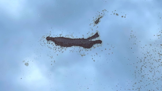 Image 1 of Vintage Meurop space age mirror