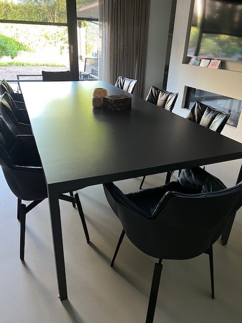 Metaform K1 Table de salle à manger - Céramique Gris Anthracite