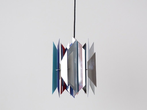 Danish vintage Divan 2 pendant lamp by Simon P. Henningsen, Lyfa, 1962