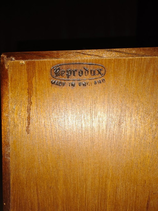Secrétaire Reprodux – bureau, Leather, Wood (photo 2 of 6)