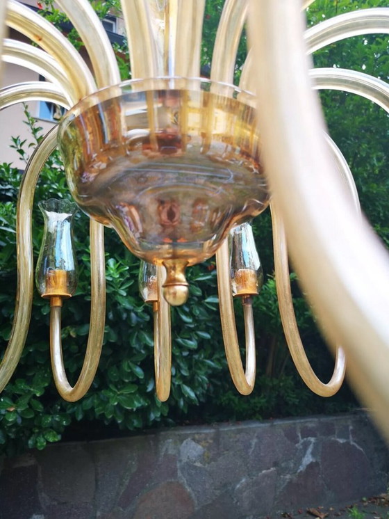 Image 1 of Superbe lustre à seize bras De Majo Murano de grande taille, années 1950/60