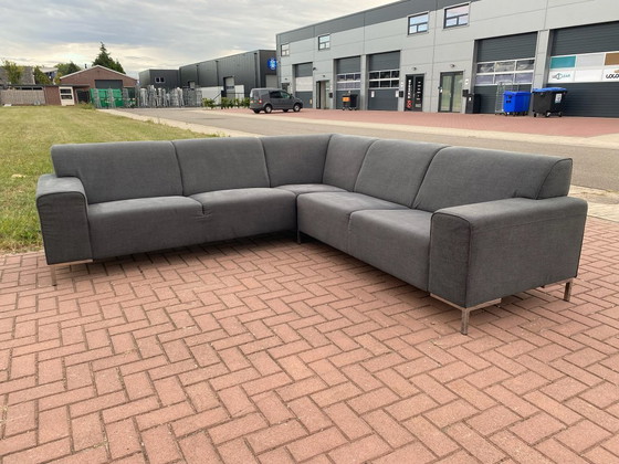 Image 1 of Gray Fabric Corner Sofa