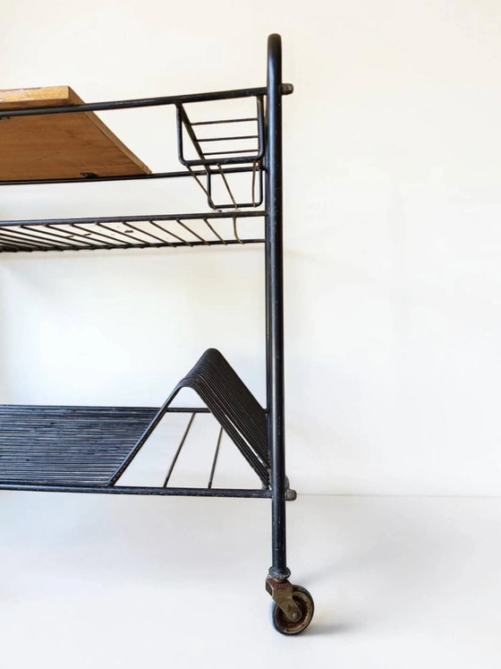 Postre / Gama de Vinilos – Carritos de bar, Wood, Metal, Vintage (photo 5 of 9)