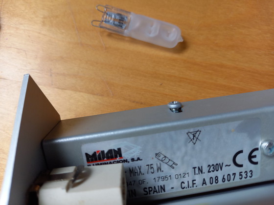 Image 1 of Milan loft corto, aplique
Milan Loft aplique, versión corta, código M-5947