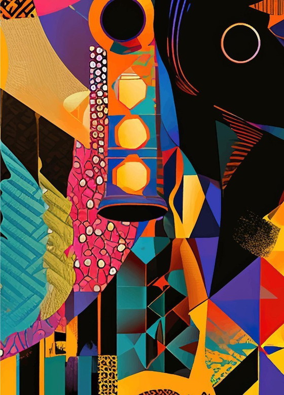 Ana Maria - Donna afro - Litografia d'artista – Litografie e stampe, Canvas (photo 9 of 16)